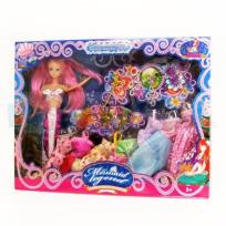 Opakowanie Lalka Syrenka + 7 sukienek