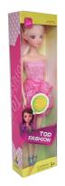 Opakowanie Lalka Top Fashion 29 cm blondynka różowa sukienka