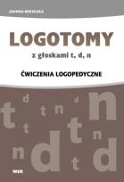 Okładka książki LOGOTOMY z głoskami T, D, N