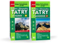 Opakowanie Mapa turystyczna Tatry Polskie i Słowackie 2w1 WIT