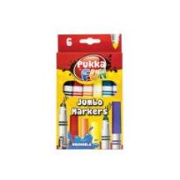 Opakowanie Markery Jumbo 6 kolorów PUKKA