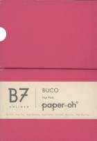 Opakowanie Notatnik B7 Paper-oh Buco Hot Pink gładki
