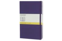 Opakowanie Notes Moleskine Classic L w kratkę fioletowy