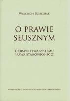 Okładka książki O prawie słusznym