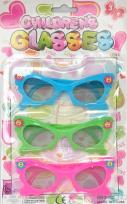 Opakowanie Okulary przeciwłoneczne dla dzieci 3 sztuki Kwiatki