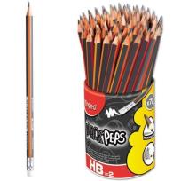 Opakowanie Ołówek z gumką Blackpeps HB w kubku (72szt) MAPED