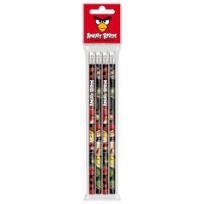 Opakowanie Ołówki z gumką Angry Birds 10 (4szt) DERFORM