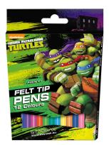 Opakowanie Pisaki 12 kolorów Wojownicze żółwie ninja