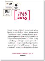 Okładka książki Przepisy 2015 Zbiór karny