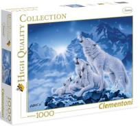 Opakowanie Puzzle 1000 HQ Rodzina wilków