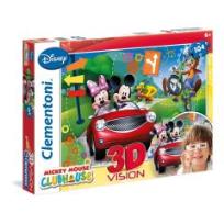 Opakowanie Puzzle 104 3D Vision Klub Przyjaciół Myszki Mickey