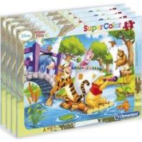 Okładka książki Puzzle 15 Ramkowe Kubuś Puchatek różne rodzaje