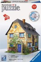 Okładka książki Puzzle 3D 216 el. Angielski dom