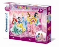 Opakowanie Puzzle 40 Podłogowe Księżniczki