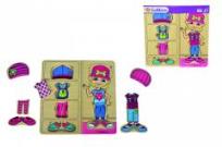 Okładka książki Puzzle drewniane - przebieranki