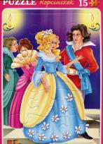 Opakowanie Puzzle maxi 15 elementów Kopciuszek