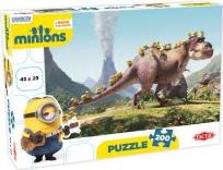 Okładka książki Puzzle Minions 200 elementów Dinozaur