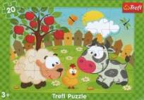 Opakowanie Puzzle ramkowe 20 Farma TREFL