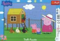 Opakowanie Puzzle ramkowe 20 Świnka Peppa 1 TREFL