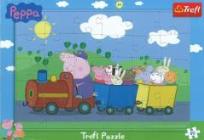Opakowanie Puzzle ramkowe 30 Świnka Peppa 2 TREFL