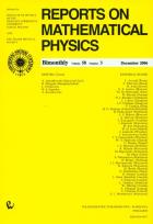 Opakowanie Reports on Mathematical Physics 58/3