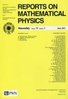Opakowanie Reports on Mathematical Physics 75/3 2015 Kraj