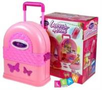 Okładka książki ROZKŁADANY DOMEK DLA LALEK WALIZKA + MEBLE