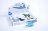 Opakowanie Samolot metalowy 13cm mix