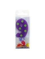 Opakowanie Świeczka cyferka piker w grochy 9