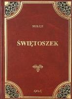 Okładka książki Świętoszek skóra tw. oprawa GREG