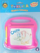 Opakowanie Tablica Mądra główka Znikopis różowa