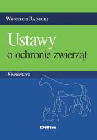 Okładka książki Ustawy o ochronie zwierząt