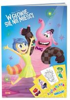 Okładka książki W głowie się nie mieści. Kolorowanka i naklejki