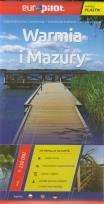 Okładka książki Warmia i Mazury mapa turystyczna 1:250 000