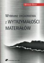 Okładka książki Wybrane zagadnienia z wytrzymałości materiałów