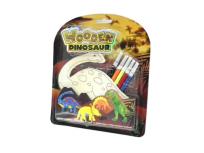 Opakowanie Zestaw kreatywny drewniany DINOZAUR 1