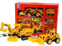 Okładka książki ZESTAW MASZYN BUDOWALNYCH KOPARKA WYWROTKA +PILOT