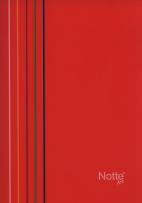 Opakowanie Zeszyt A5 Narcissus Arc w kratkę 80 kartek czerwony