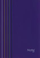 Opakowanie Zeszyt A5 Narcissus Arc w kratkę 80 kartek fioletowy