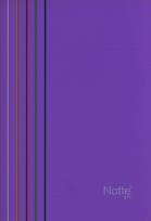 Opakowanie Zeszyt A5 Narcissus Arc w kratkę 80 kartek jasnofioletowy