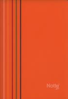 Opakowanie Zeszyt A5 Narcissus Arc w kratkę 80 kartek pomarańczowy