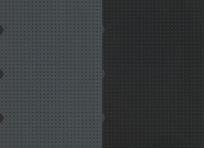 Opakowanie Zeszyt A5 Paper-oh Cahier Circulo gładki 40 kartek Black on Grey / Grey on Black