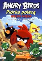 Okładka książki Angry Birds Piórka Polecą Wielka księga kolorowan