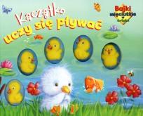 Okładka książki Bajki mięciutkie... Kaczątko uczy się pływać