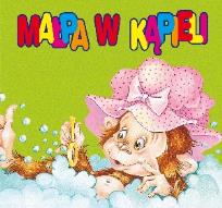 Okładka książki Biblioteczka niedźwiadka - Małpa w kąpieli