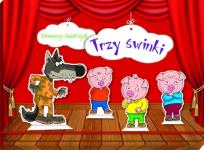 Okładka książki Domowy teatrzyk. Trzy świnki FK