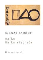 Okładka książki Haiku Haiku mistrzów