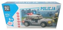 Opakowanie Klocki Blocki Policja radiowóz 69 elementów