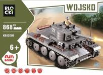 Opakowanie Klocki Blocki Wojsko Czołg 868 elementów