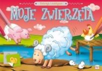 Okładka książki Koloruję i naklejam Moje zwierzęta